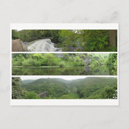 Peak District-panoramas Briefkaart (Voorkant)