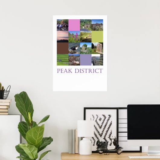 Peak District Poster (Thuiskantoor)
