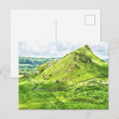 Peak District Waterverf-Stijl Briefkaart (Voorkant / Achterkant)