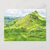 Peak District Waterverf-Stijl Briefkaart (Voorkant)