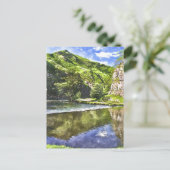 Peak District Waterverf-Stijl Briefkaart (Staand voorkant)