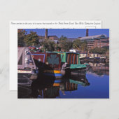 Peak Forest Canal Derbyshire England Briefkaart (Voorkant / Achterkant)