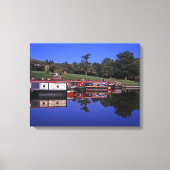 Peak Forest Canal Derbyshire England Canvas Afdruk (Voorkant)