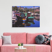Peak Forest Canal Derbyshire England Canvas Afdruk (Insitu (Woonkamer))