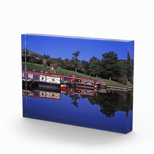 Peak Forest Canal Derbyshire England Fotoblokken (Rechts)