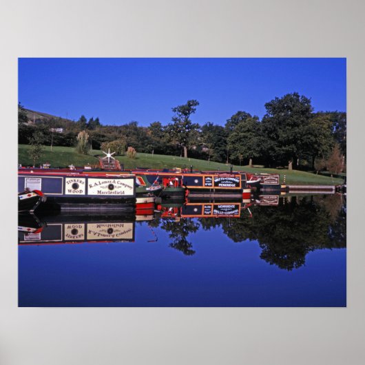 Peak Forest Canal Derbyshire England Poster (Voorkant)
