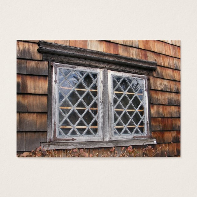 Peak House Window ~ ATC Visitekaartje (Voorkant)