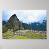 Peak Huayna Picchu in Machu Picchu, Peru Poster (Voorkant)