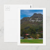 Peak Oranjetoezicht Zuid-Afrika in Kaapstad Devil Briefkaart (Voorkant / Achterkant)