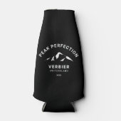 Peak Perfection Winter Ski Snowboard Resort Crest Flesjeskoeler (Voorkant)