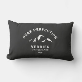 Peak Perfection Winter Ski Snowboard Resort Crest Kussen