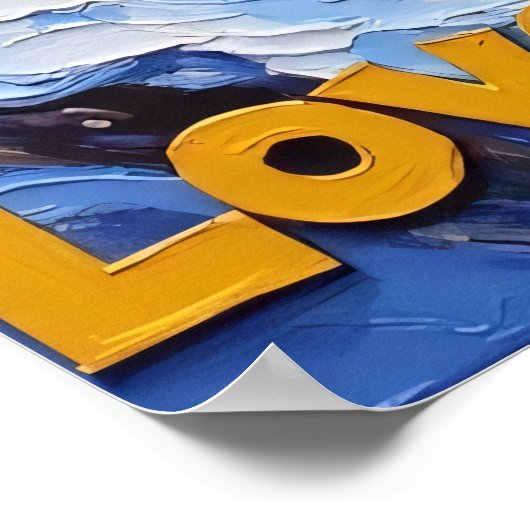 Peak Performance: Beer's wintermelodie Poster (Hoek)