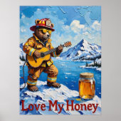 Peak Serenade: Beer's Alpine Hymn Poster (Voorkant)