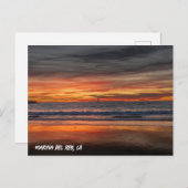 Peak Sunset - Marina Del Rey, CA Briefkaart (Voorkant / Achterkant)