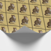 Peake, Chessie's Old Man tomcat tabby cat Cadeaupapier (Hoek)