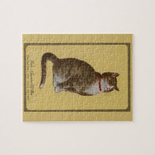Peake, Chessie's Old Man tomcat tabby cat Legpuzzel (Horizontaal)