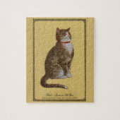 Peake, Chessie's Old Man tomcat tabby cat Legpuzzel (Verticaal)