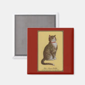 Peake, Chessie's Old Man tomcat tabby cat Magneet (Voorkant / Achterkant)