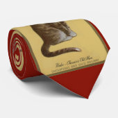 Peake, Chessie's Old Man tomcat tabby cat Stropdas (Opgerold)