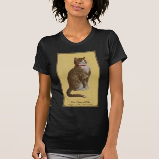 Peake, Chessie's Old Man tomcat tabby cat T-shirt (Voorkant)