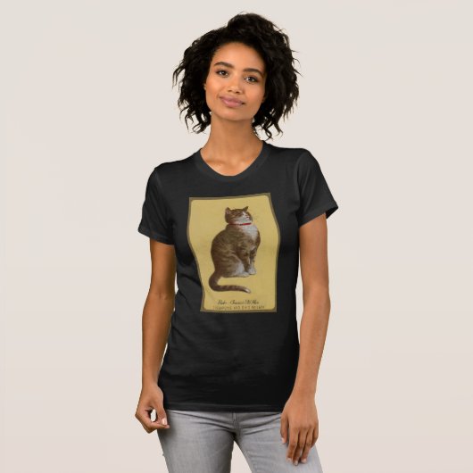 Peake, Chessie's Old Man tomcat tabby cat T-shirt (Voorkant volledig)