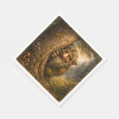 Peaking Norwegian Troll, Napkins Servet (Hoek)