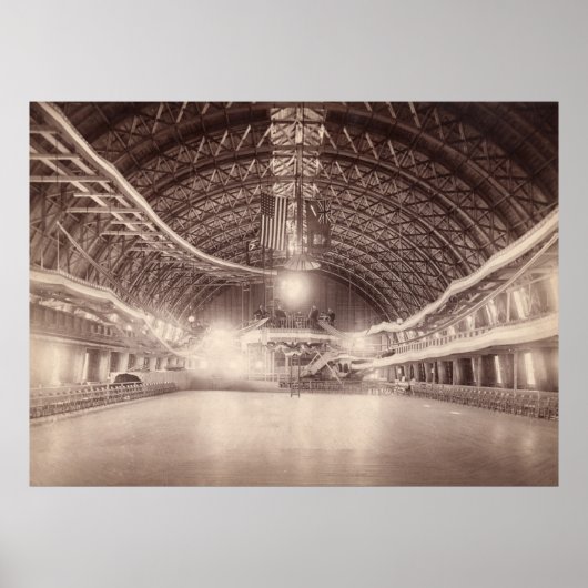 Peak's Island Forest City Rink circa 1890 Poster (Voorkant)