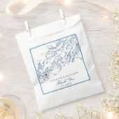 Peaks Island Maine Casco Bay Elegant Weddenschap P Bedankzakje (Geknipt)