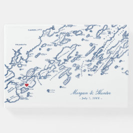 Peaks Island Maine Casco Bay Weddenschap Gastenboek