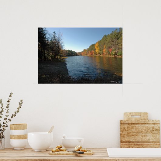 Peaks Lake in de Poconos print 018 (Keuken)