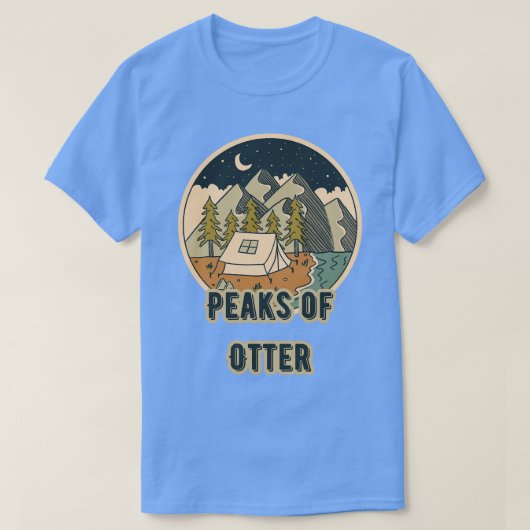 Peaks van Otter TShirt (Design voorkant)