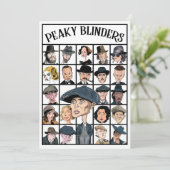 Peaky Blinders Bedankkaart (Staand voorkant)