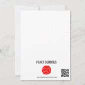 Peaky Blinders Bedankkaart (Achterkant)