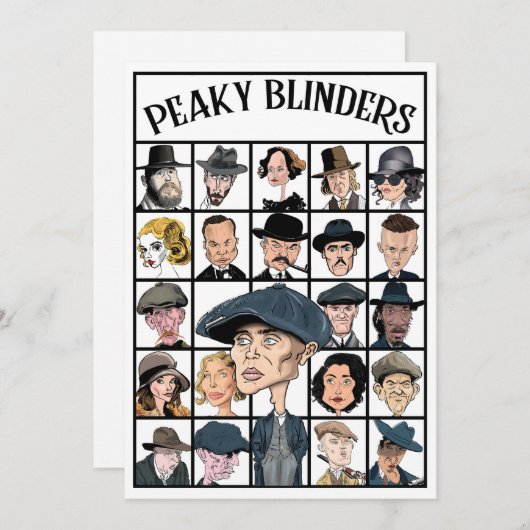 Peaky Blinders Bedankkaart (Voorkant / Achterkant)
