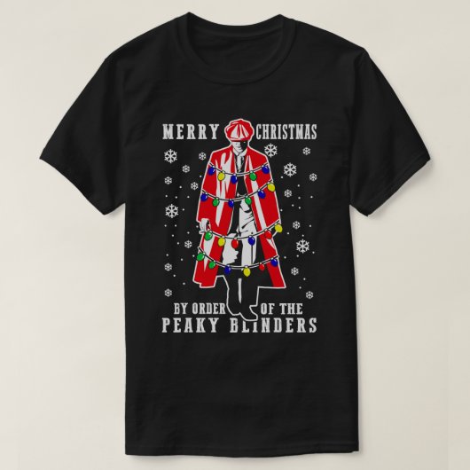 Peaky Blinders Kerstmis T-shirt (Design voorkant)