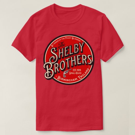 Peaky Blinders The Shelby Brothers 1919 T-shirt (Design voorkant)
