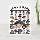 Peaky Blinders-Wenskaart Bedankkaart (Voorkant)