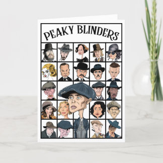 Peaky Blinders-Wenskaart Bedankkaart