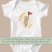 Peanut 2.0 - Lachende pinda met pinda vlag T-shirt