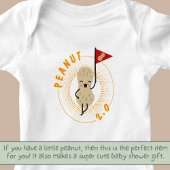 Peanut 2.0 - Lachende pinda met pinda vlag T-shirt