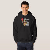 Peanut Allergy Awareness Cute Nut Allergies Hoodie (Voorkant volledig)