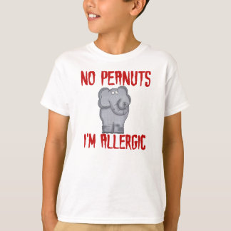 Peanut Allergy Elephant T-shirt