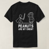 Peanut Allergy Gift Funny Distress Awareness T-shirt (Design voorkant)