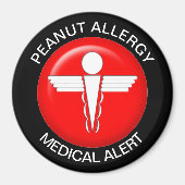 Peanut Allergy Magneet (Voorkant)