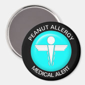 Peanut Allergy Magnet (Voorkant / Achterkant)