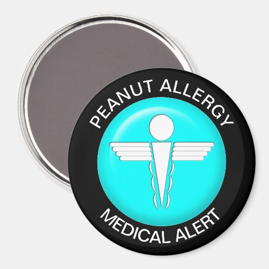 Peanut Allergy Magnet (Voorkant / Achterkant)