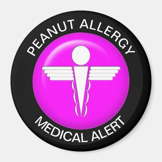 Peanut Allergy Magnet (Voorkant)