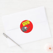 Peanut Allergy Ronde Sticker (Envelop)