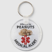 Peanut Allergy Sleutelhanger (Voorkant)