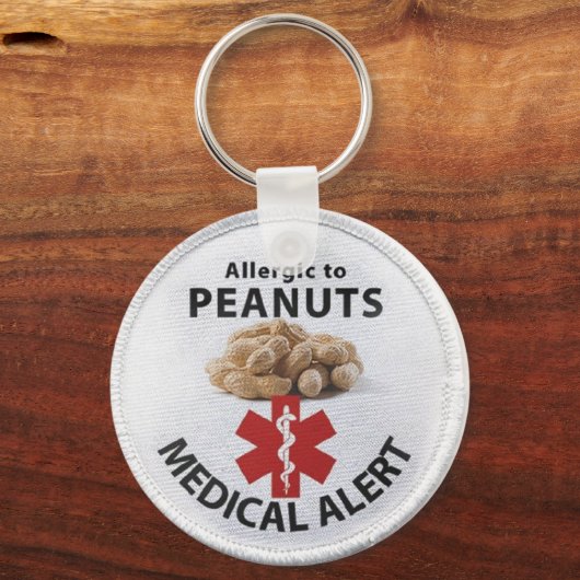 Peanut Allergy Sleutelhanger (Voorkant)